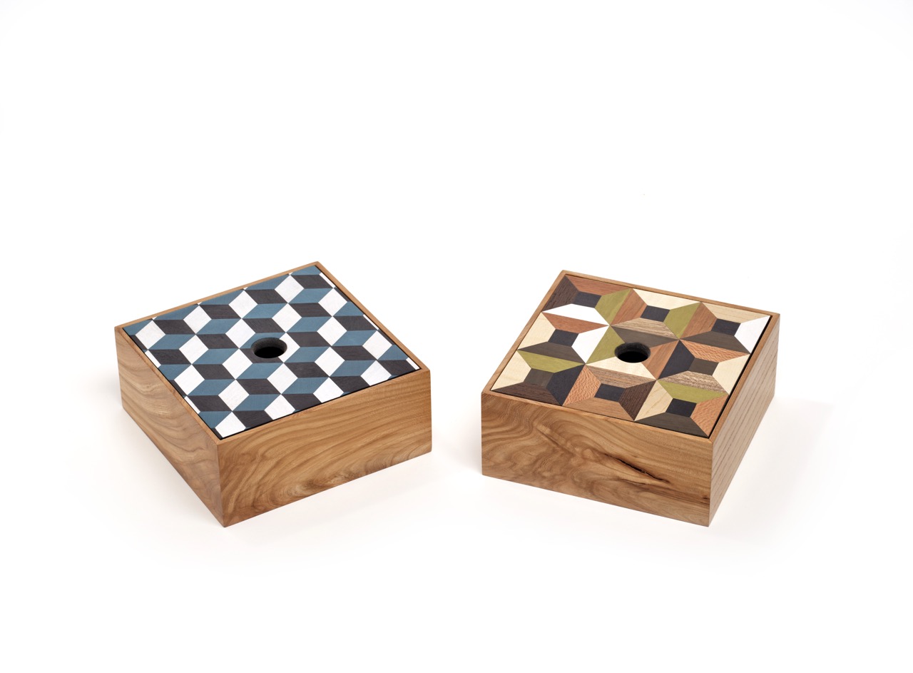 Boîtes en marquèterie